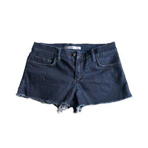 Joe’s Jeans Raw Edge Dark Wash Soft Material Women’s Short Jeans